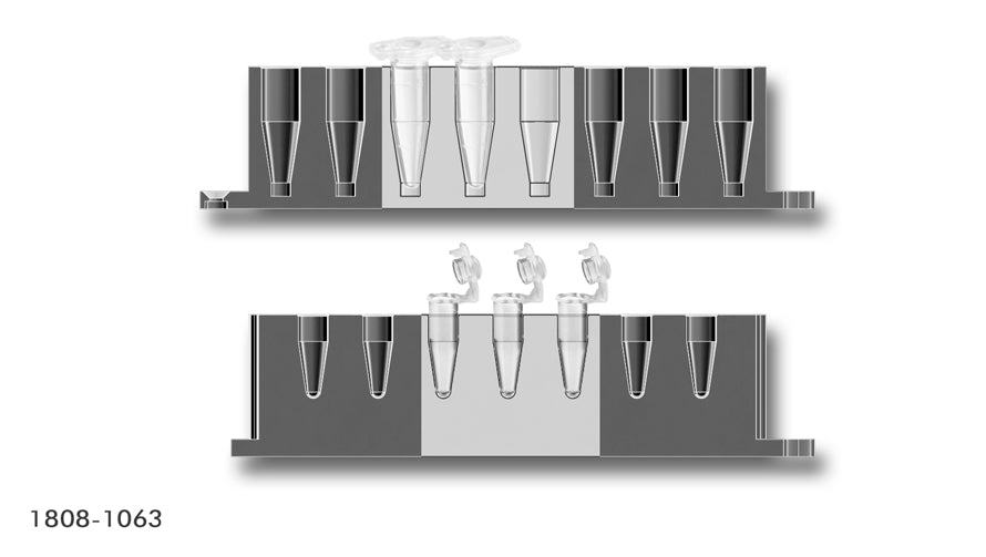 Adapter for FALCON® 12/15ml tubes - QINSTRUMENTS