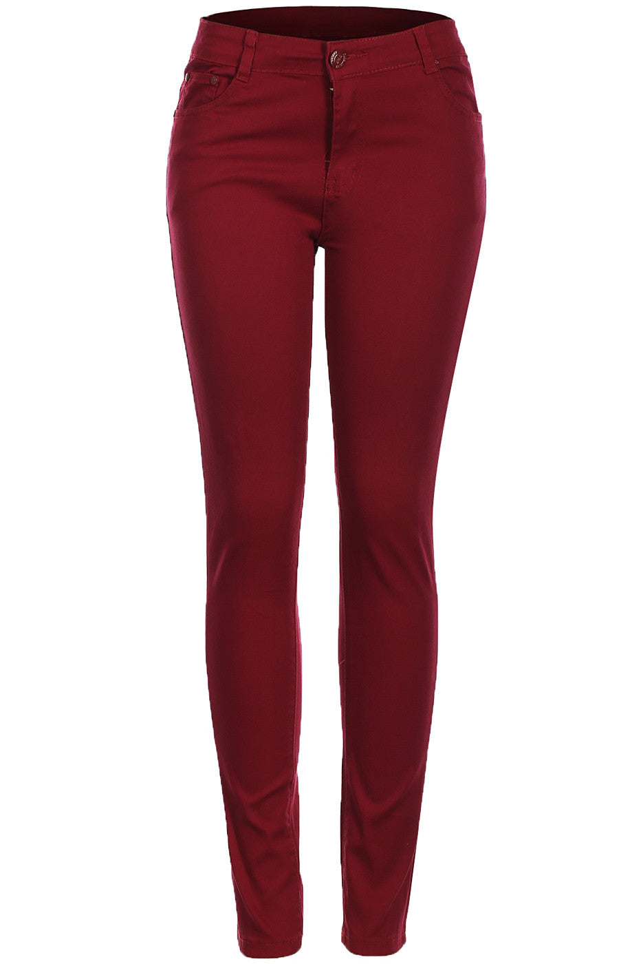 Trendy Skinny 5 Pocket Stretch Uniform Pants – BodiLove Fashion Store