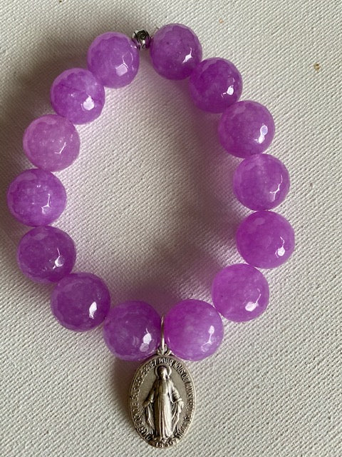 purple jade bracelet