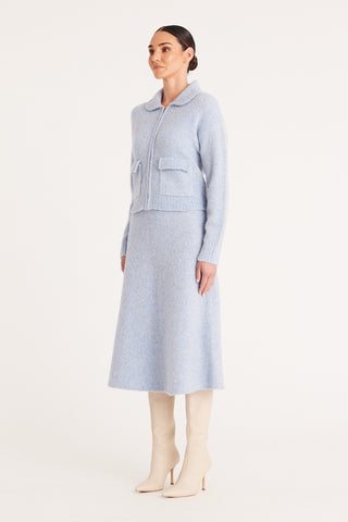 Baby Blue Matching Skirt Set for Women - Cable Melbourne