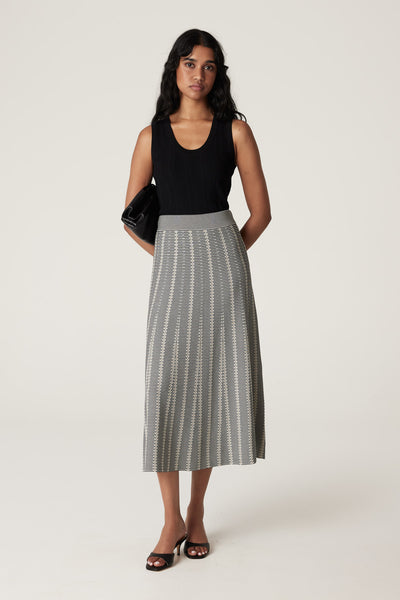 Chambray Skirt - Blue – Cable Melbourne