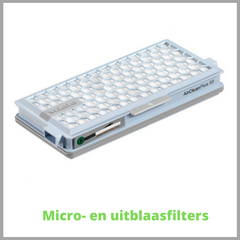 Micro- en uitblaasfilter