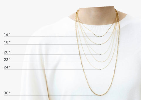 necklace size guide