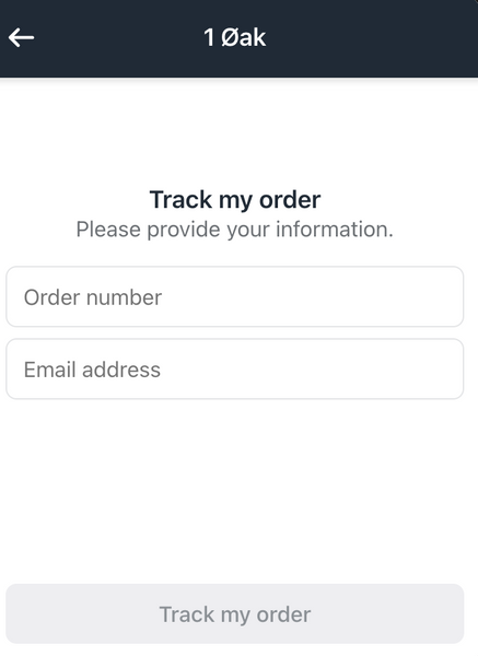 track my order 1 oak jewelry