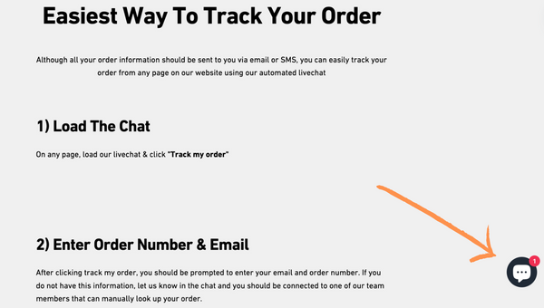 how to track your order
