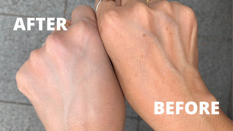 Instant White Brightening Cream Before and After