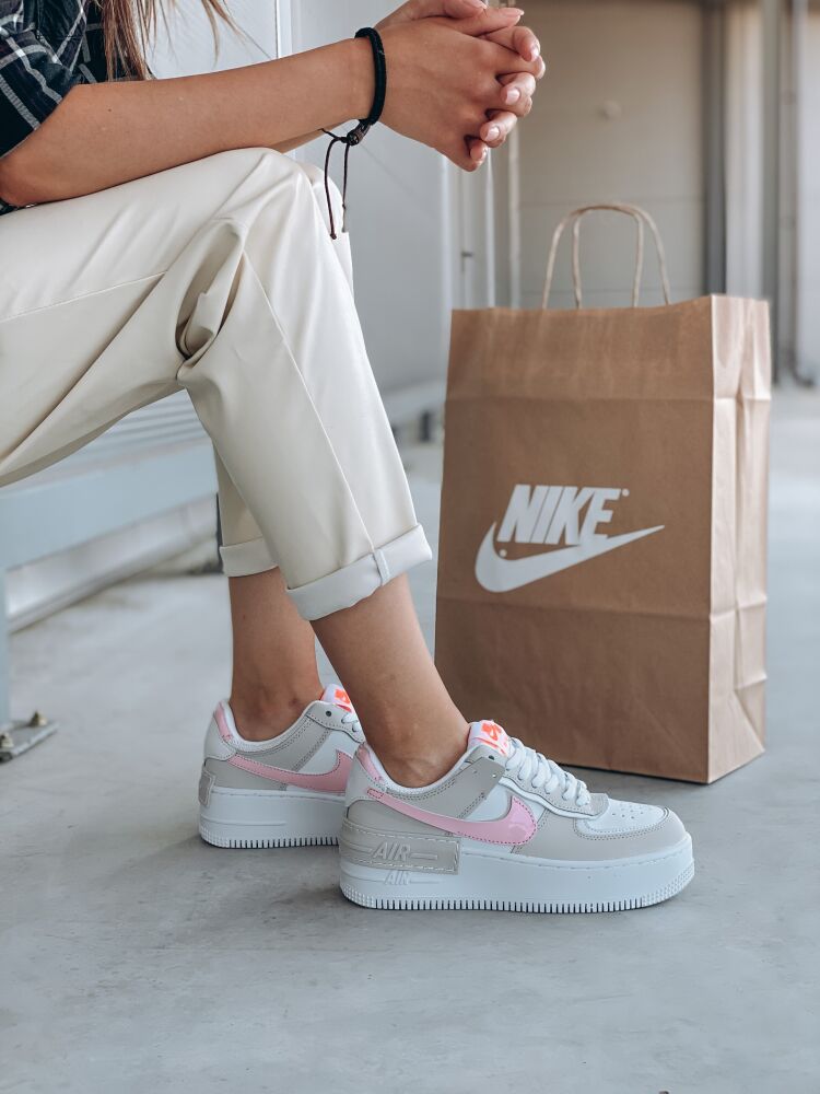 nike air force 1 shadow photon dust pink foam