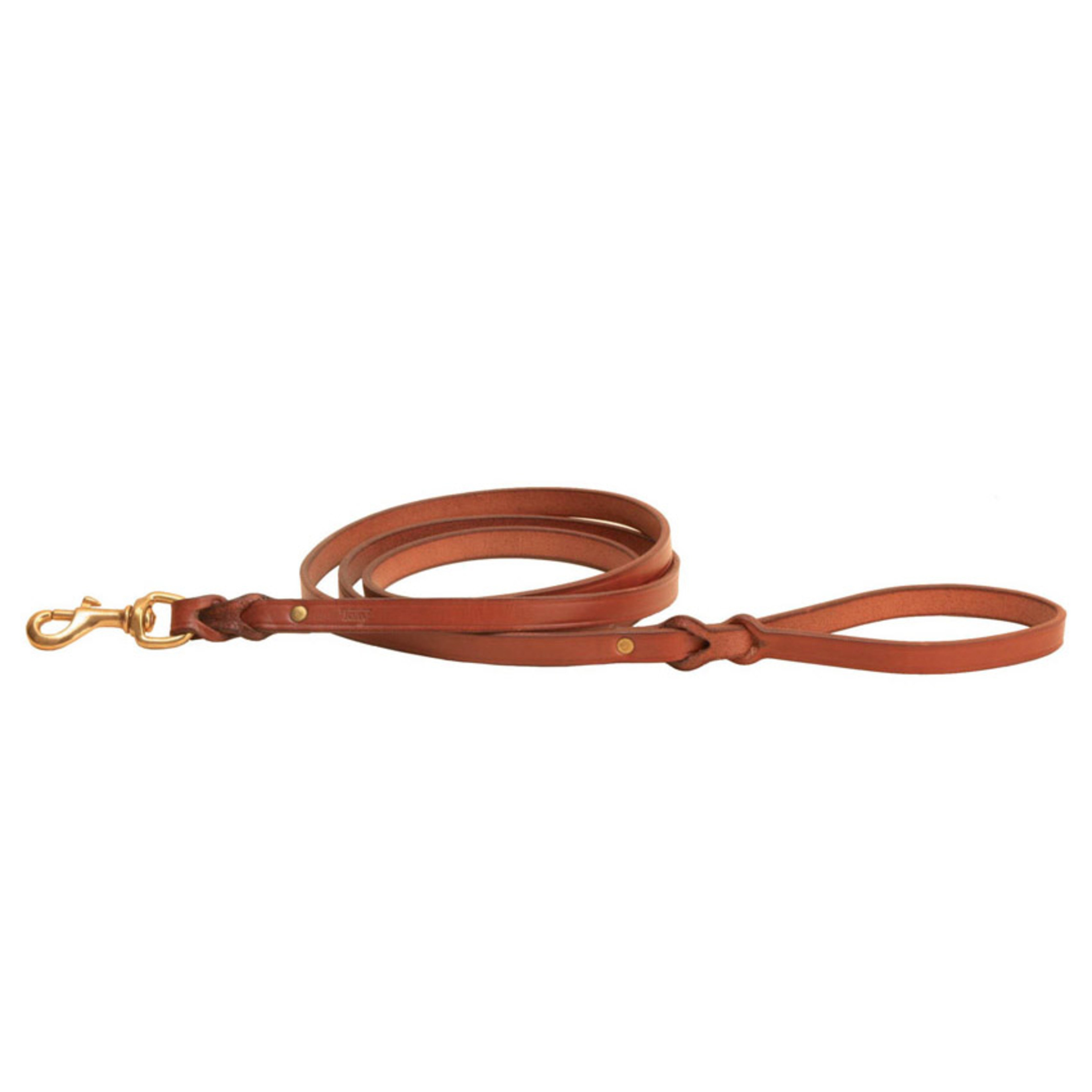 1 / 2 HAVANA LEATHER DOG LEASH -5