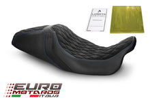 Load image into Gallery viewer, Luimoto Hex-Diamond Suede Seat Cover For Harley Davidson Road+Street Glide 11-20