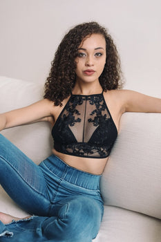 Leto Collection - Lace Trim Padded Bralette $22 – Thank you