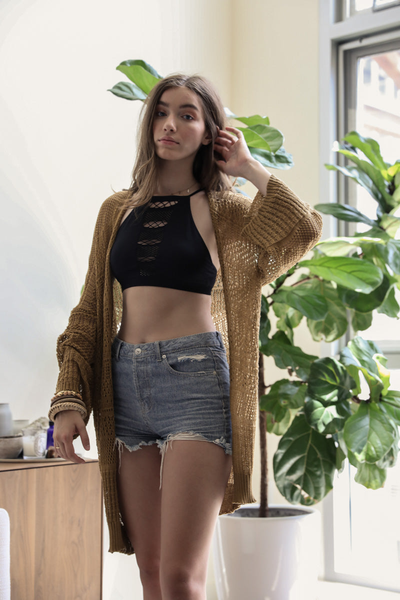 yo BIOTOP Lingerie Cashmere hookcardigan | centraldeadubos.com.br