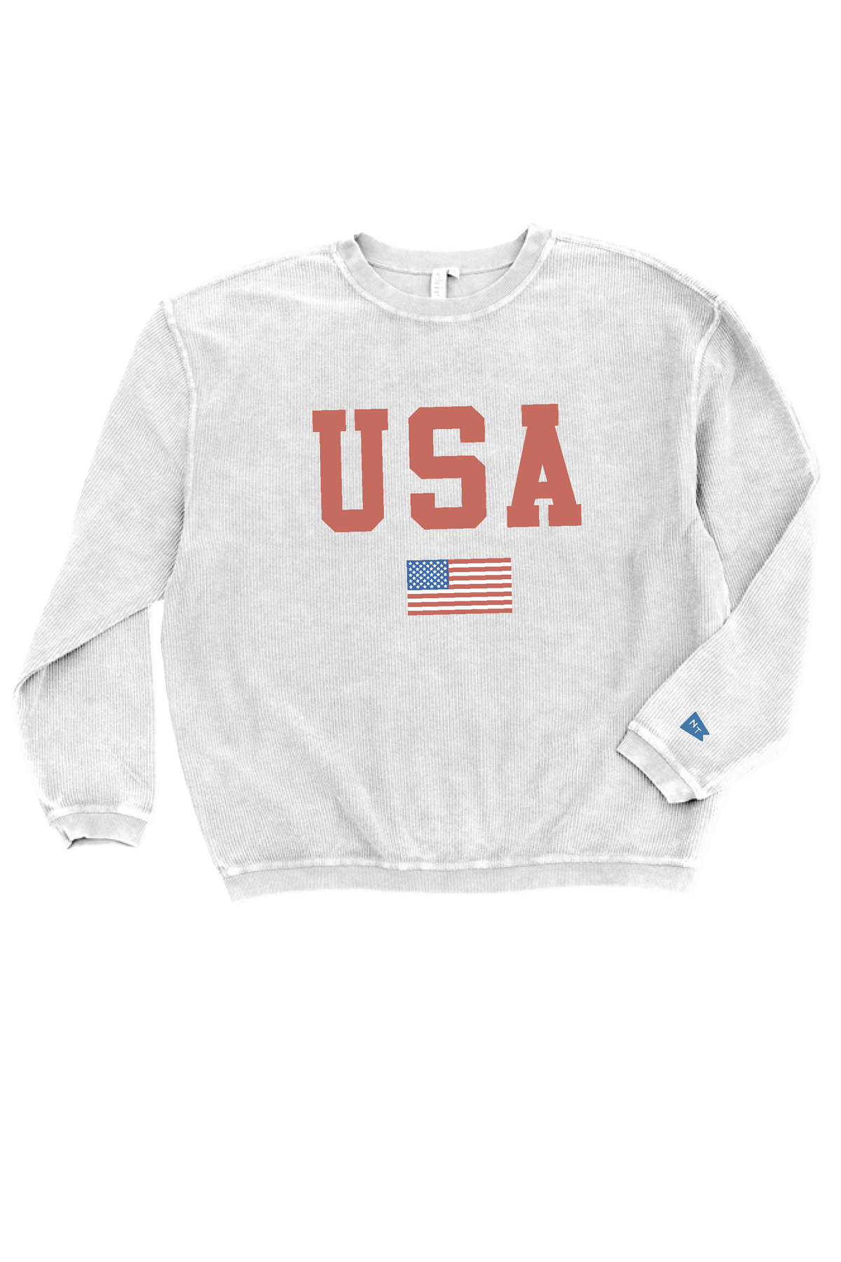 USA Corded Sweatshirt - Natural Threads