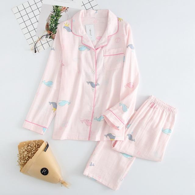 Fresh maple leaf cotton pajama sets – lastrafashion