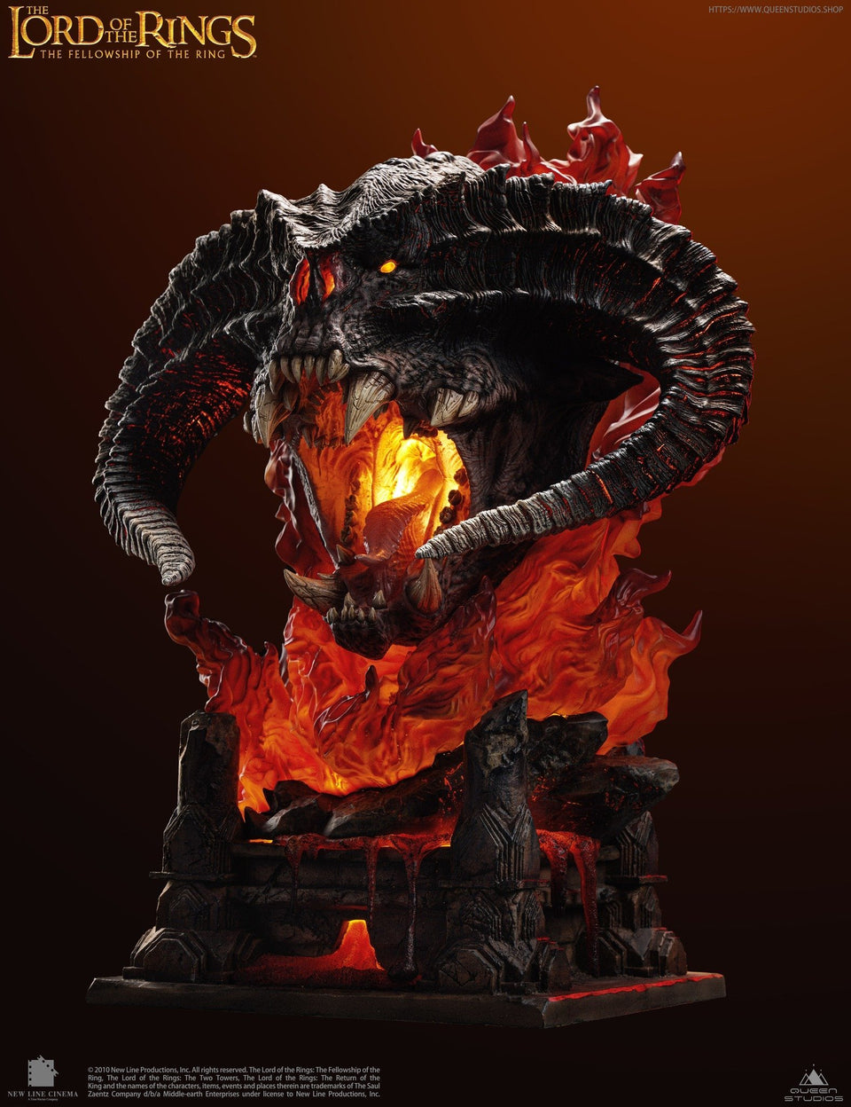 balrog lord of the rings statue