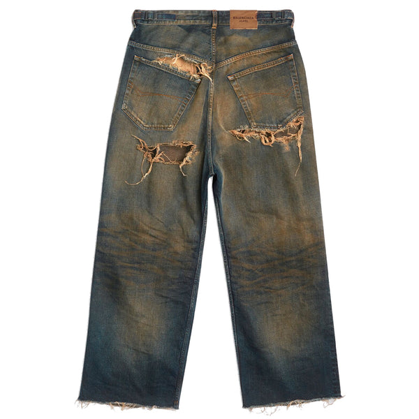 68999.7円安い 新作 新品工具 バレンシアガ DESTROYED SKATER JEANS