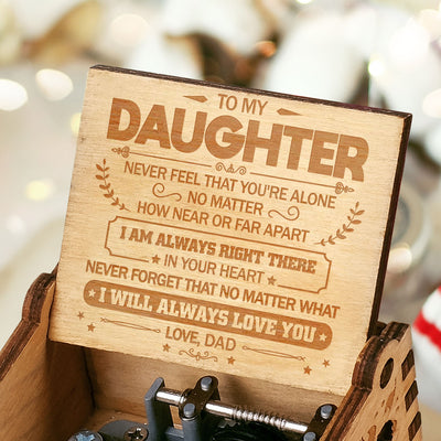 dad and daughter music box