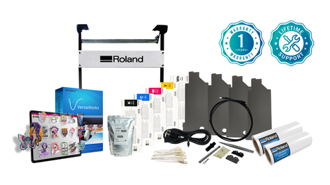 roland bn-20d dtf printer complete package