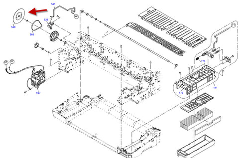 Epson 3880 PF encoder scale