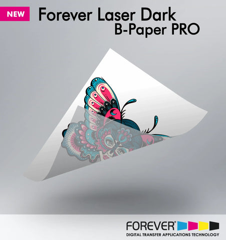 forever laser dark b-paper pro transfer film sheet