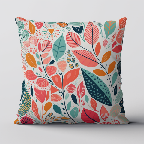 printed design on pillow