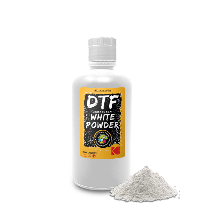 DTF Combo 5 Bottles of Dtf Ink ,2.20 Lb. Powder White or Black,50 Sheets  PET Film for Dtf Printing 