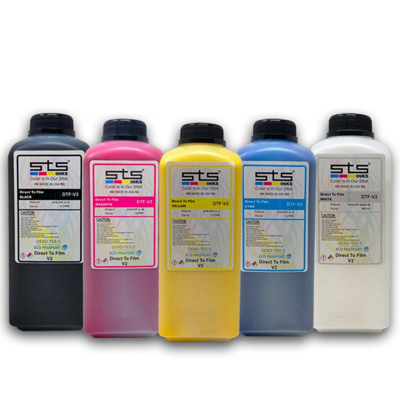  Splendidcolor DTF Ink 500ML 6 Pack Premium DTF Ink Water Base  Digital Inkjet Ink Refill for Direct to Film Printers with Printhead DX5  DX7 5113 XP600 I3200 4720 TX800.2W+1B+1C+1M+1Y : Office