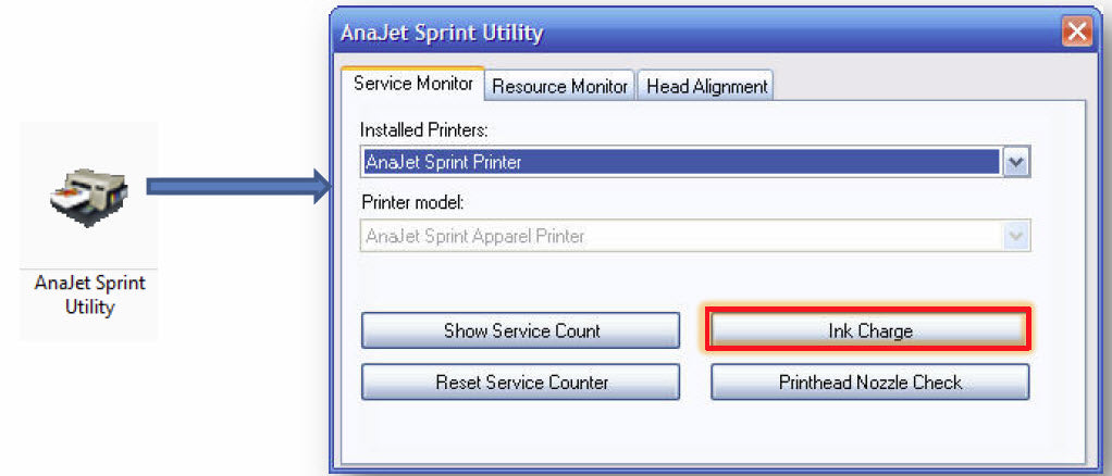 anajet sprint utility ink charge