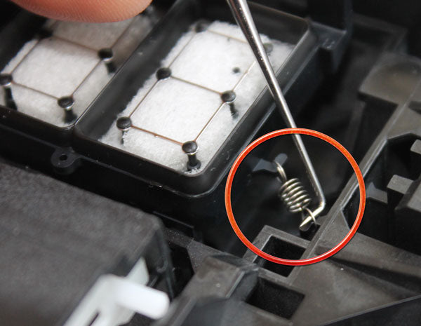 remove capping top spring