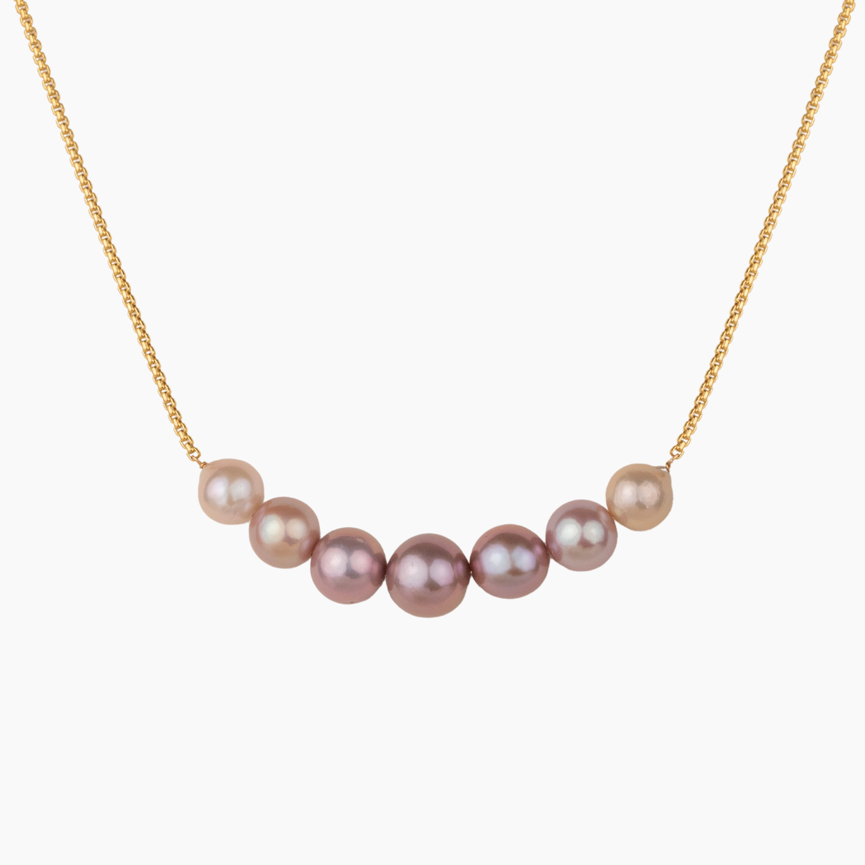 Image of Ombré Pink Cali Pearl Necklace