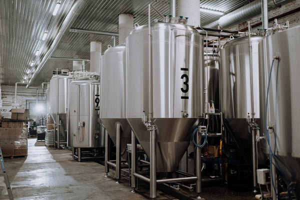 Large vessels for beer brewing