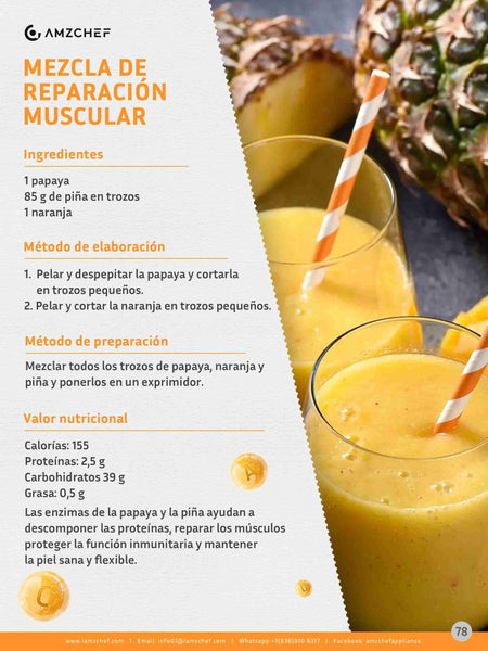 MEZCLA DE REPARACIÓN MUSCULAR