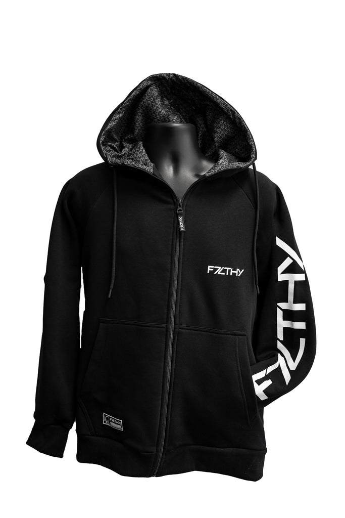 slim fit zip up hoodie