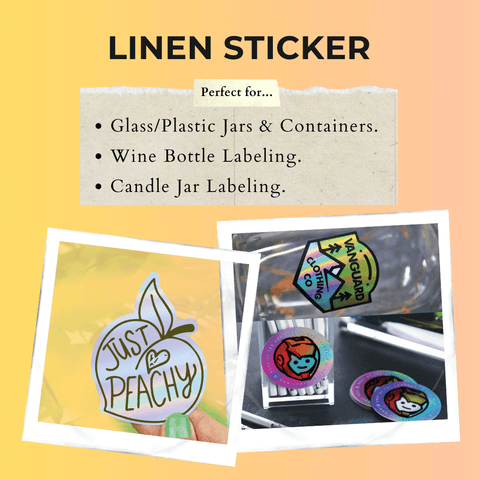 Linen Sticker Best Usage
