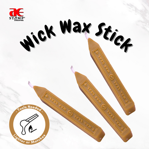 Wick Wax Stick | Sealing Wax | AE Stamp Singapore