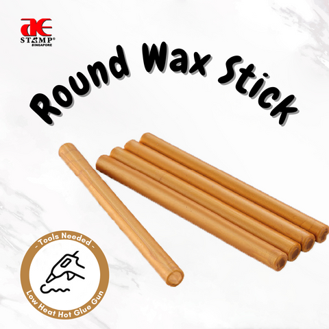 Round Wax Stick | Sealing Wax | AE Stamp Singapore