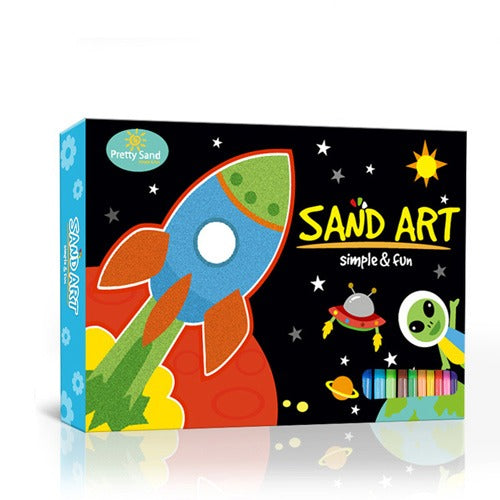 Set Planse De Colorat Cu Nisip Outerspace Oacoac Ro