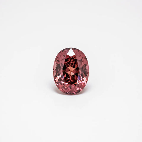 "Janis" Oval Pink Zircon