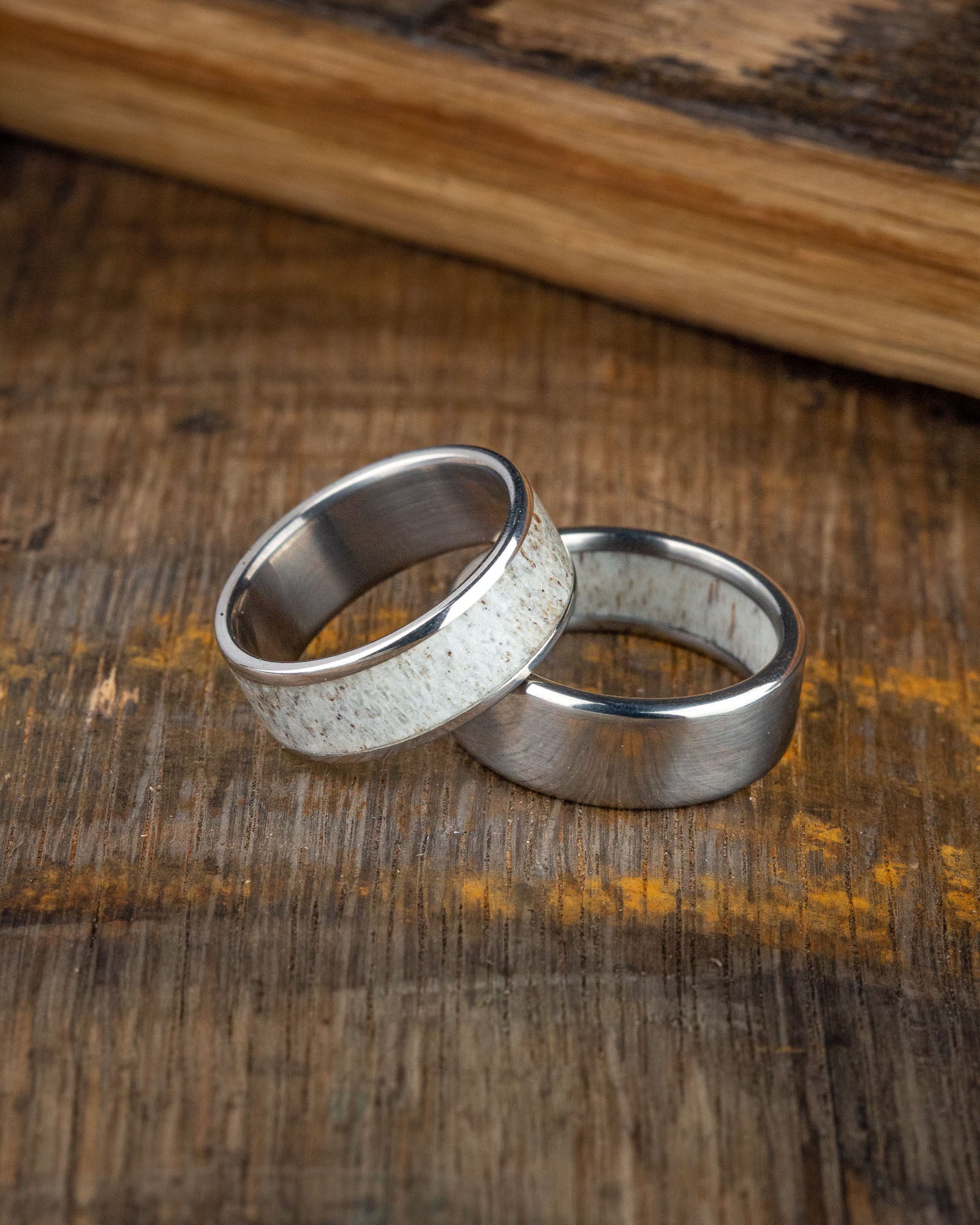 ANTLER LINED WEDDING BAND Staghead Designs   EitherOr 