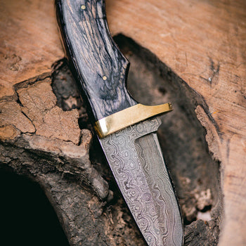 ANUBIS - HAND MADE DAMASCUS STEEL KNIFE by Forseti Steel