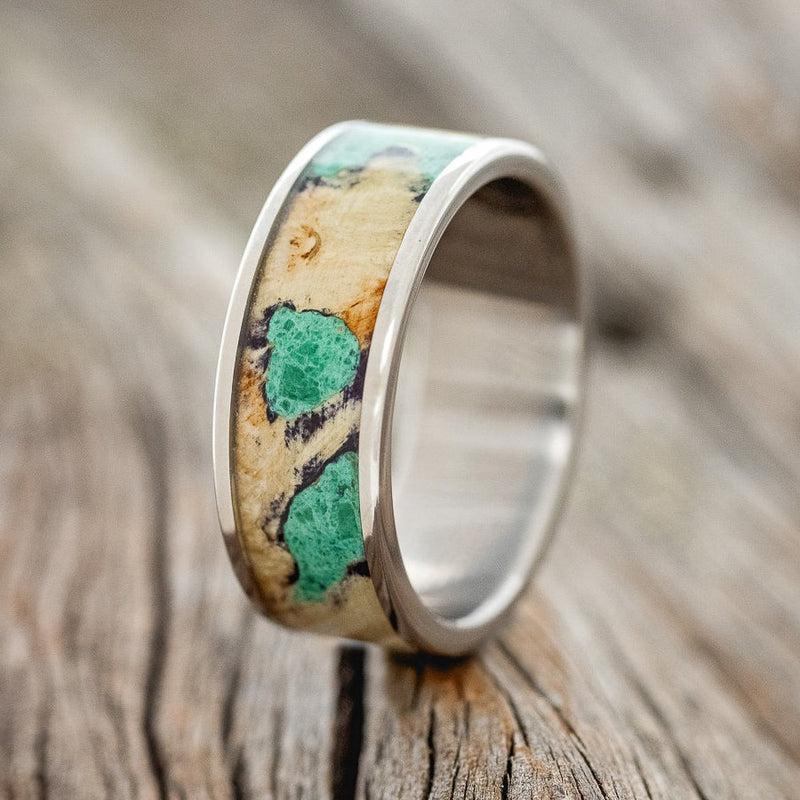 Titanium Wood and Malachite Ring — The Wood Hut - Beautifully Handcrafted Wooden  Rings, Jewellery and Gifts