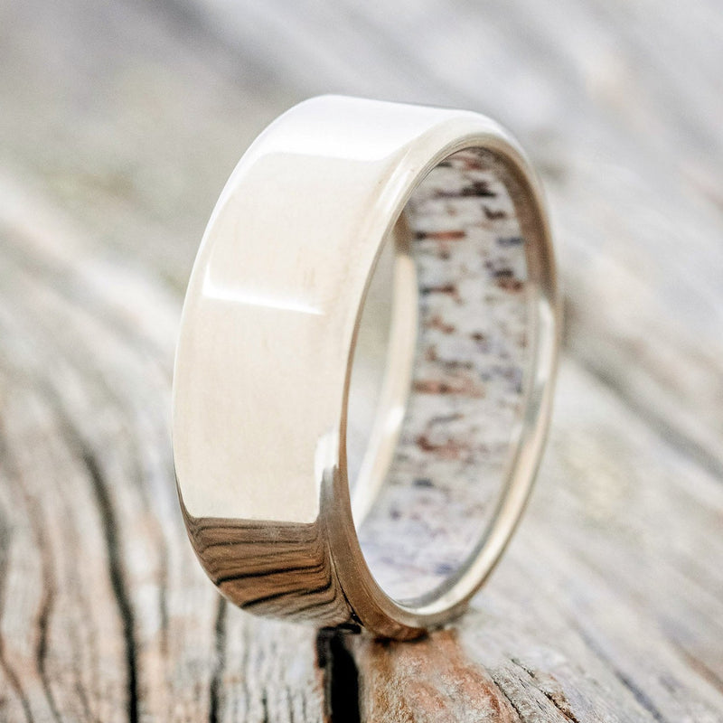 ANTLER LINED WEDDING BAND Staghead Designs   SQU 57 T 4 800x 