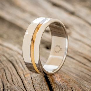 RAPTOR - KOA WOOD & FISHING LINE WEDDING BAND