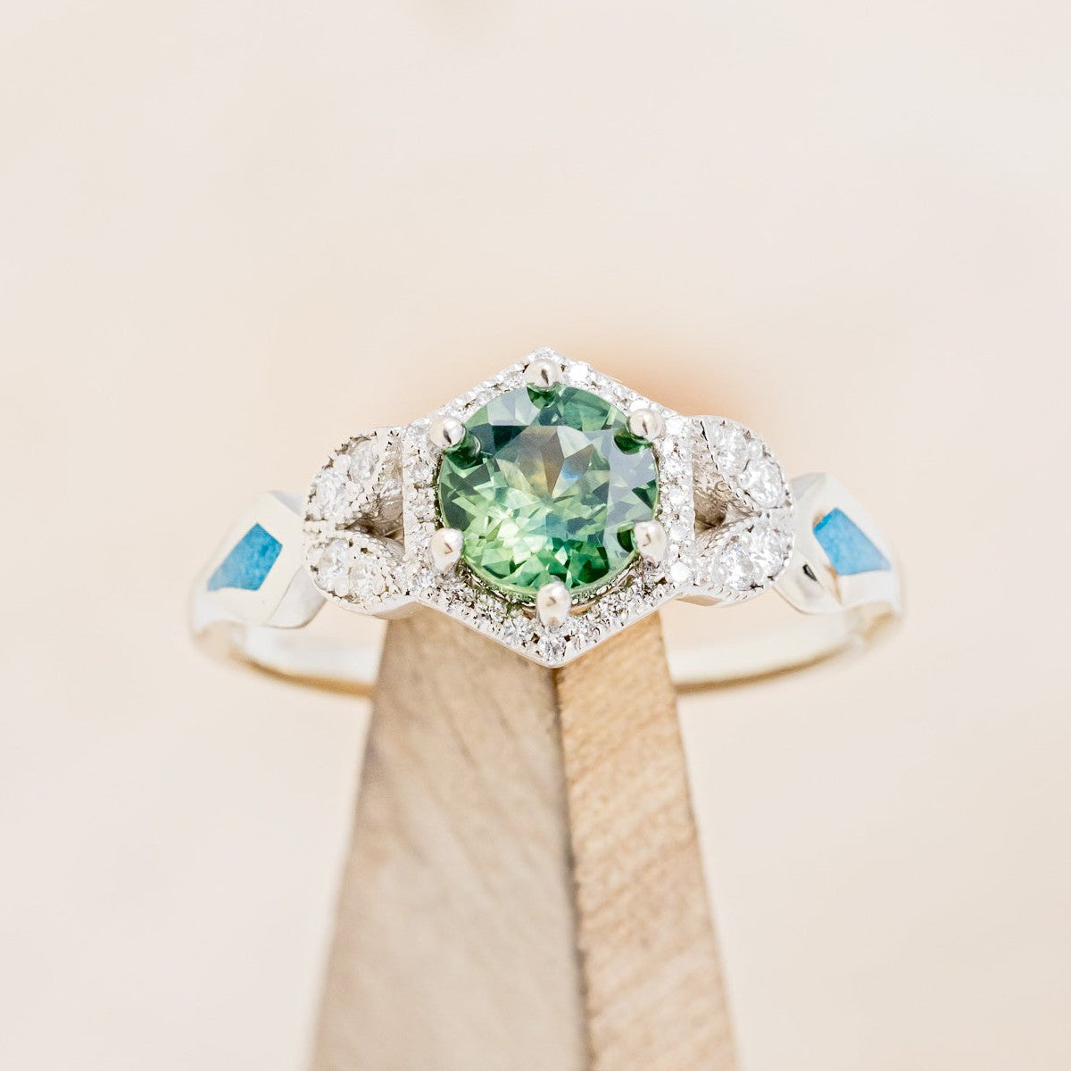 Colleen Lopez Kingman Turquoise and Sapphire Cocktail Ring - 20727317 | HSN