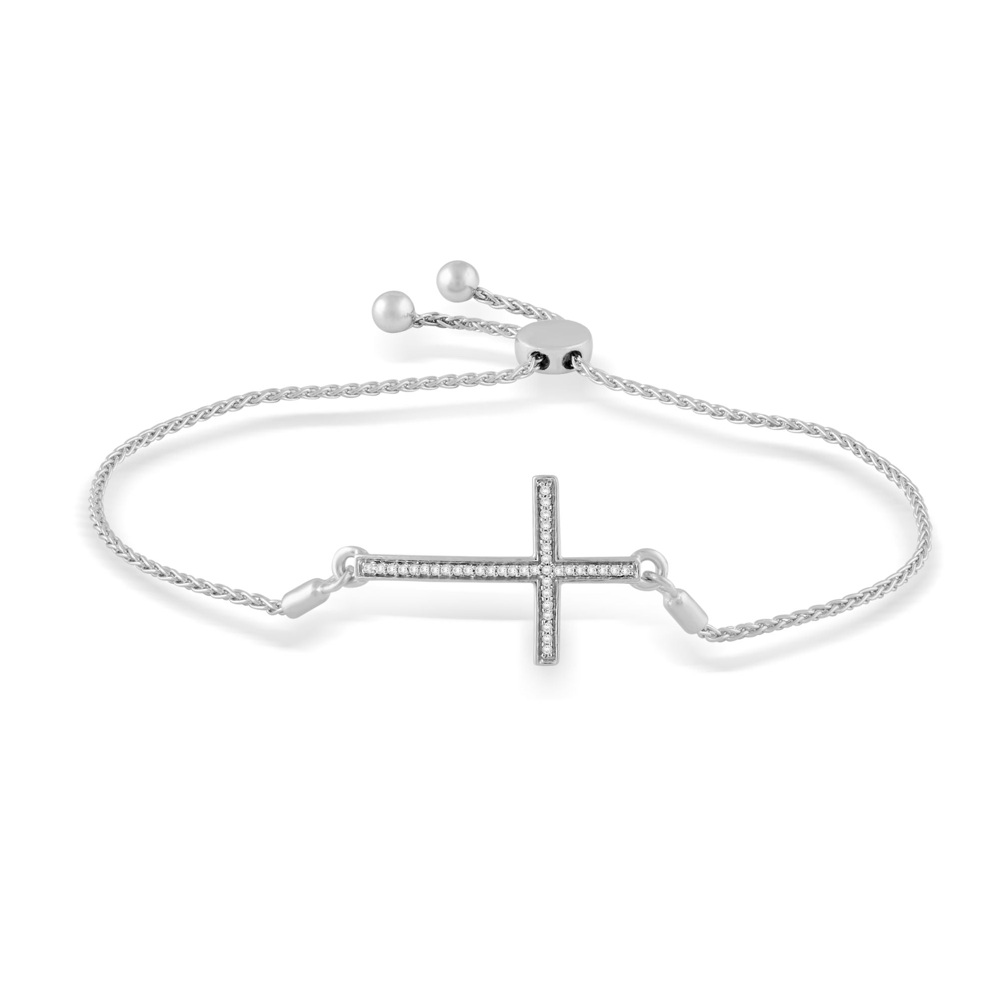 cross bolo bracelet