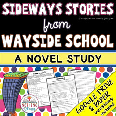 Sideways Stories from Wayside School Novel Study Unit Cover