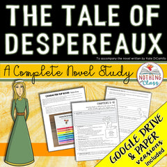 The Tale of Despereaux Novel Study Unit Cover Page