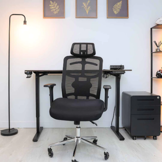 mesh high back desk chair