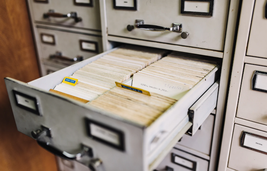 old filing cabinet