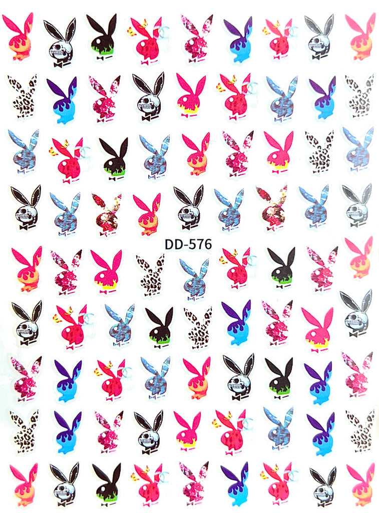 PLAYBOY, Makeup, Playboy Bunny Nail Art Vinyl Decals Stickers