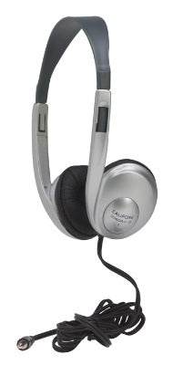 Multimedia Stereo Headphone Silver without Volume Control